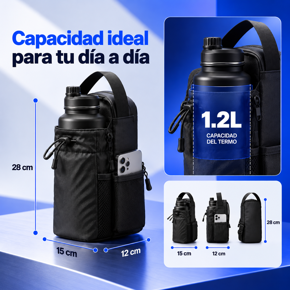 Magneto Bag® | Bolso Magnético con Soporte para Termo