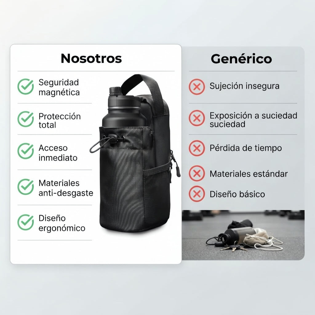Magneto Bag® | Bolso Magnético con Soporte para Termo