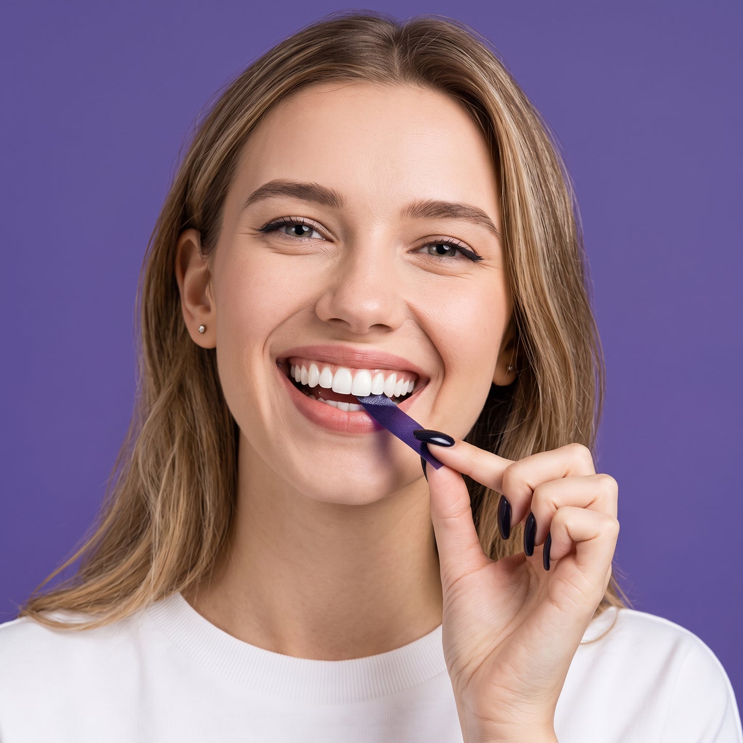 Purple whitening strips® | Kit de Tiras Blanqueadoras moradas de Acción Profunda